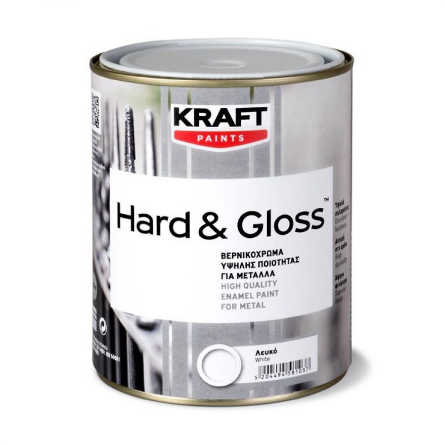 Hard &amp; Gloss-Βερνικόχρωμα υψηλής ποιότητας για μέταλλα