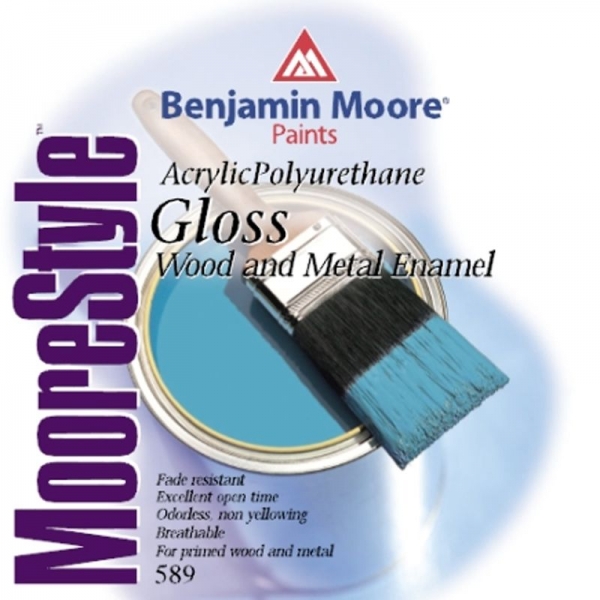 589 MooreStyle Acrylic Wood &amp; Metal / Πολυουρεθανική Ριπολίνη Νερού Γυαλιστερή