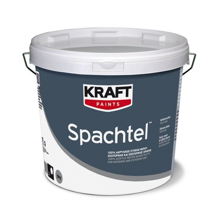 Spachtel-100% Ακρυλικός στόκος σπατουλαρίσματος νερού για εσωτερική και εξωτερική χρήση
