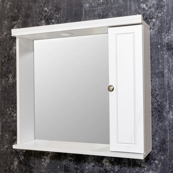 Καθρέπτης Με Ένα Ντουλάπι 65x58 Martin Bathroom