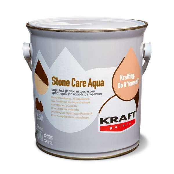 Stone Care Aqua-Ακρυλικό βερνίκι πέτρας νερού εμποτισμού για πορώδεις επιφάνειες